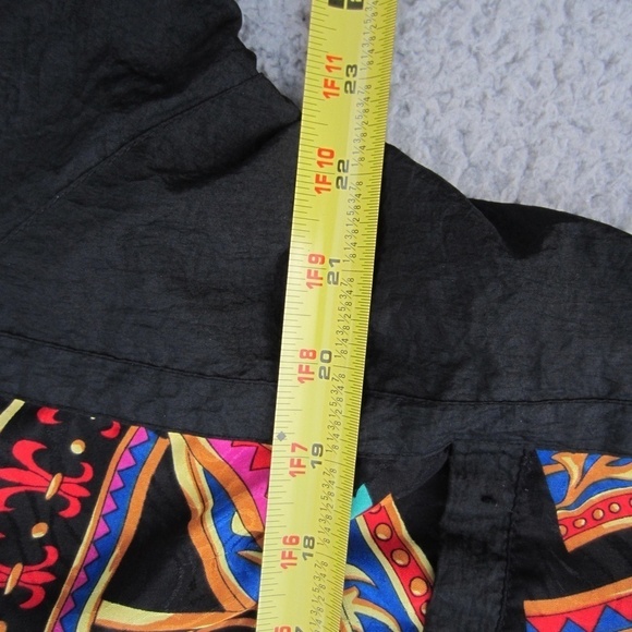 Rock Creek Track jacket Windbreaker Women's S Floral Full Zip Y2K Vintage Retro - Picture 10 of 15